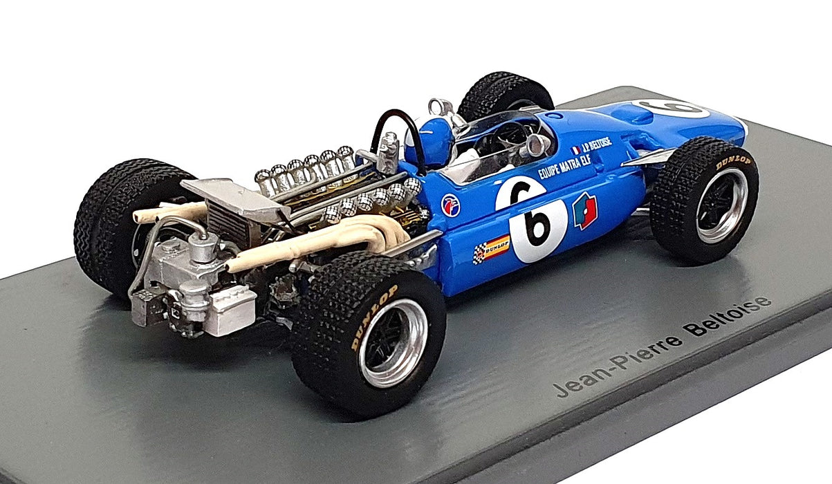 Spark 1/43 Scale S5383 - F1 Matra MS11 #6 French GP 1968 J.P. Beltoise