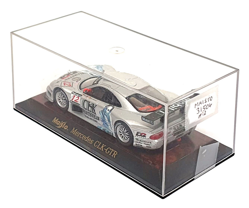 Maisto 1/43 Scale Diecast 31504 - Mercedes CLK-GTR #12 - Silver