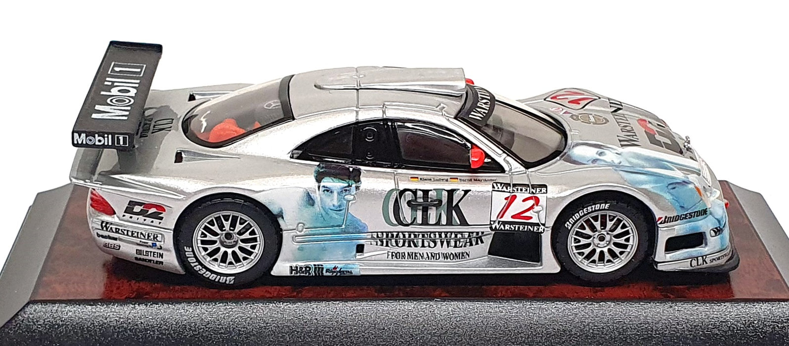 Maisto 1/43 Scale Diecast 31504 - Mercedes CLK-GTR #12 - Silver