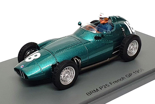 Spark 1/43 Scale S5732 - F1 BRM P25 #18 French GP 1958 M. Trintignant