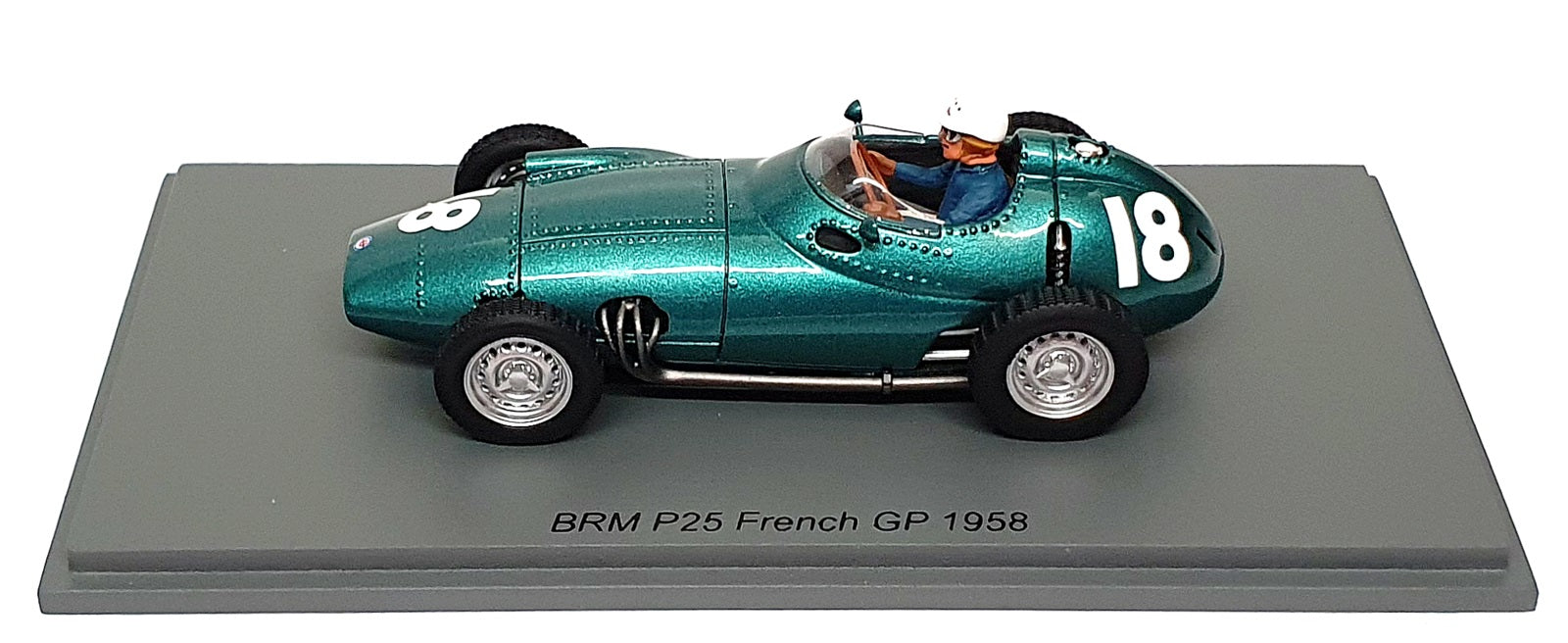 Spark 1/43 Scale S5732 - F1 BRM P25 #18 French GP 1958 M. Trintignant