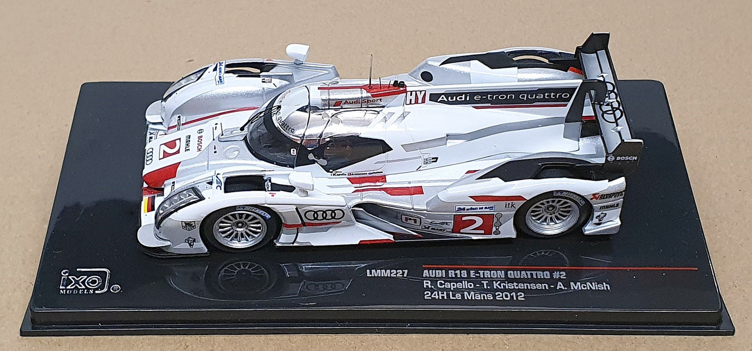 Ixo 1/43 Scale LMM227 - Audi R18 E-TRON Quattro #2 24h Le Mans 2012