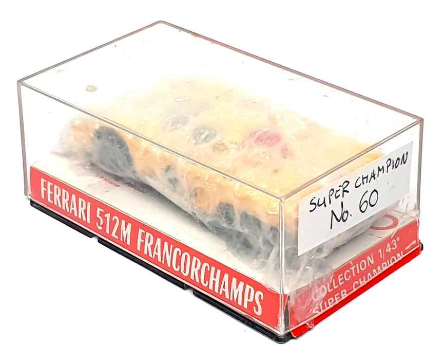 Super Champion 1/43 Scale No. 60 - Ferrari 512 M #9 Le Mans 1971 - Yellow