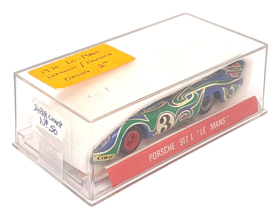 Super Champion 1/43 Scale No. 50 - Porsche 917 L #3 Le Mans 1970 - Blue