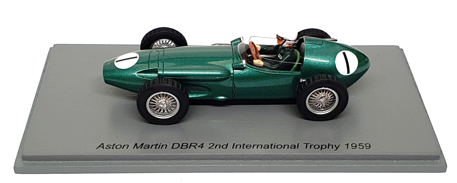 Spark 1/43 Scale S8135 - Aston Martin DBR4 #1 2nd Int. Trophy 1959 Salvadori