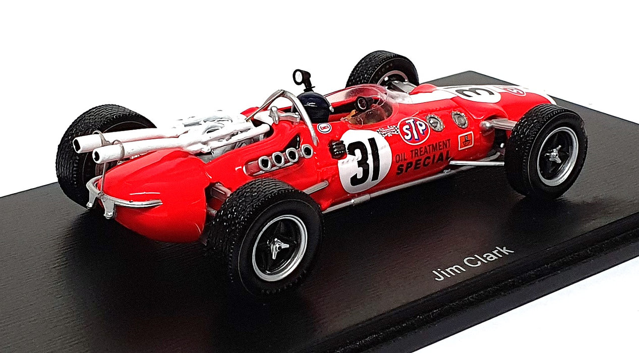 Spark Model 1/43 Scale S4274 - Lotus 38 #31 Indy 500 1967 Jim Clark