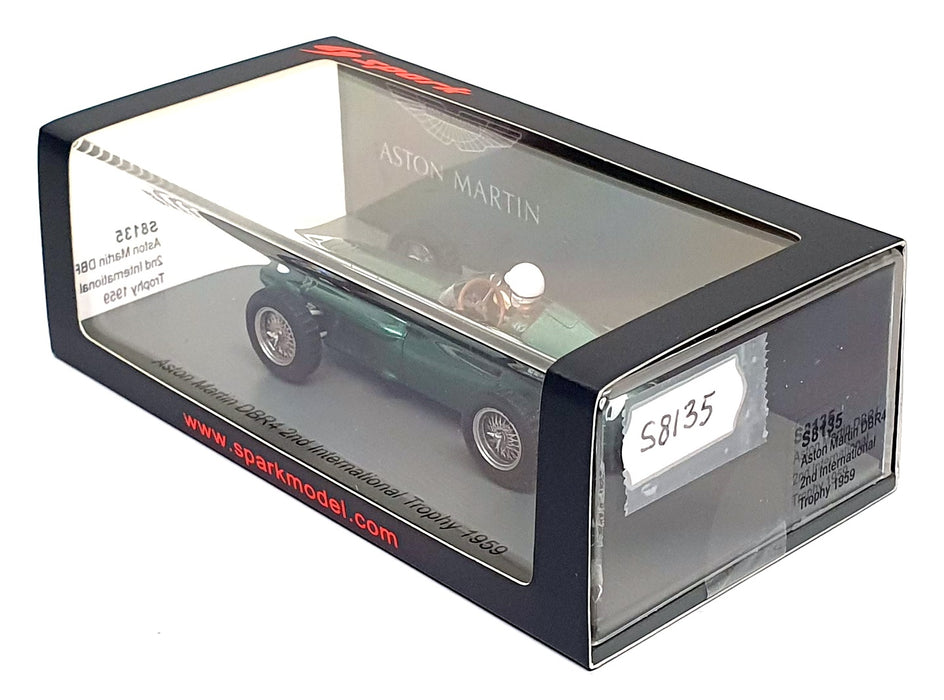 Spark 1/43 Scale S8135 - Aston Martin DBR4 #1 2nd Int. Trophy 1959 Salvadori