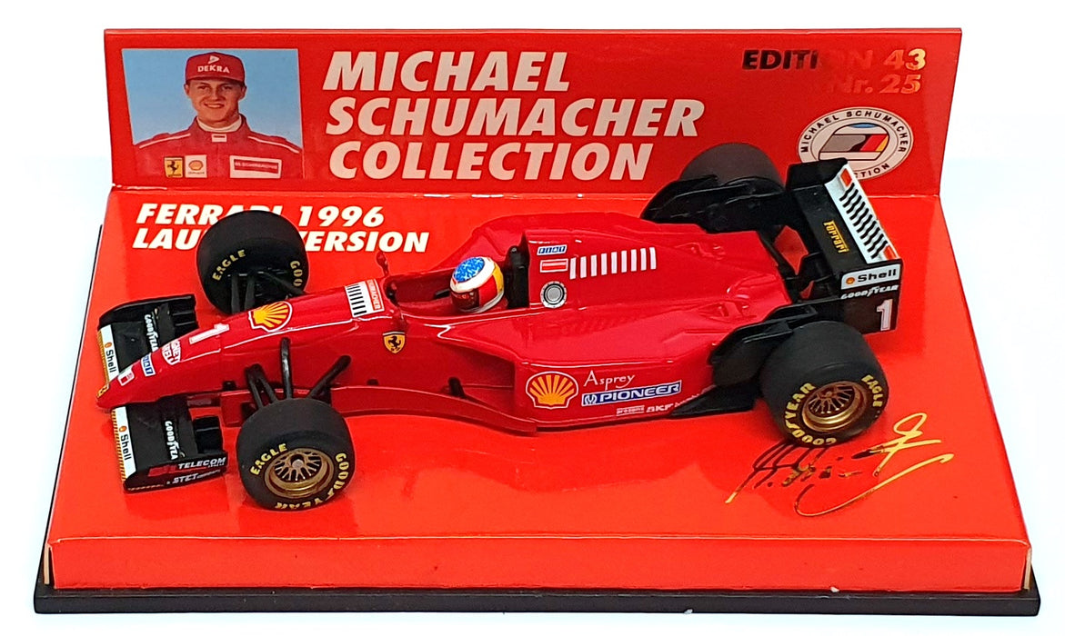 Minichamps 1/43 Scale 510 964391 F1 Ferrari 1996 Launch Version #1 M. Schumacher