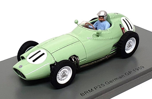 Spark 1/43 Scale S5726 - F1 BRM P25 #11 German GP 1959 Hans Herrmann