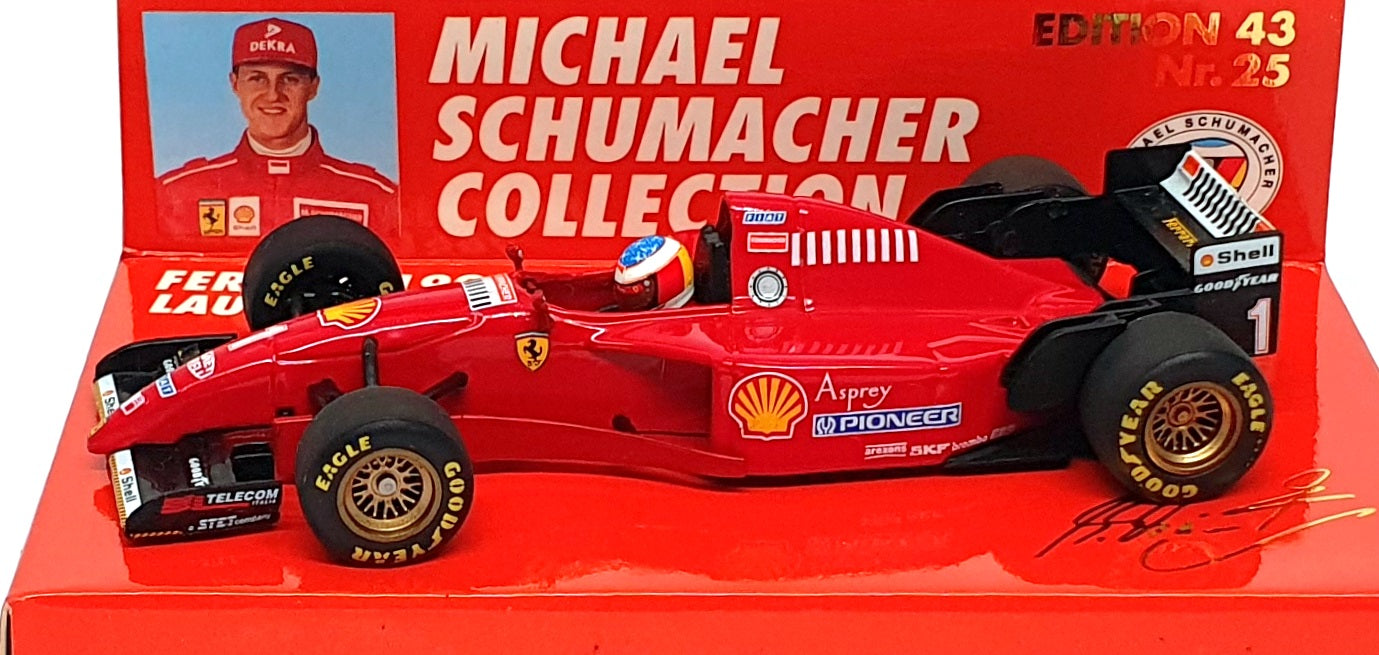 Minichamps 1/43 Scale 510 964391 F1 Ferrari 1996 Launch Version #1 M. Schumacher