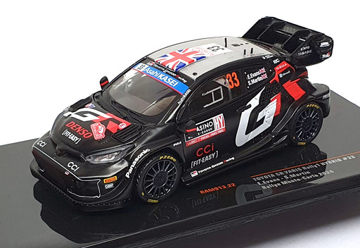 Ixo 1/43 Scale RAM913.22 - Toyota Yaris Rally1 Hybrid #33 Monte Carlo 2024