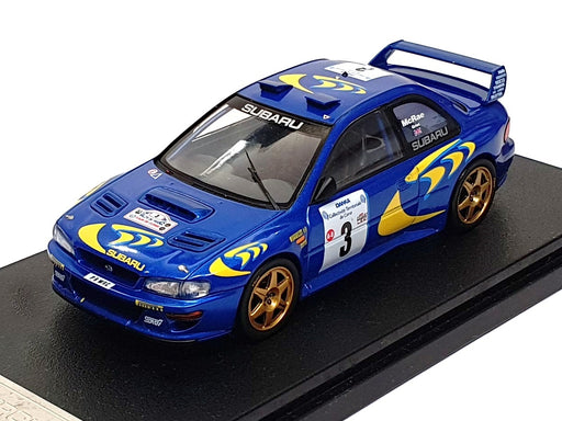 HPI 1/43 Scale 8577 - Subaru Imprezza #3 WRC 1997 McRae/Grist - Blue/Yellow