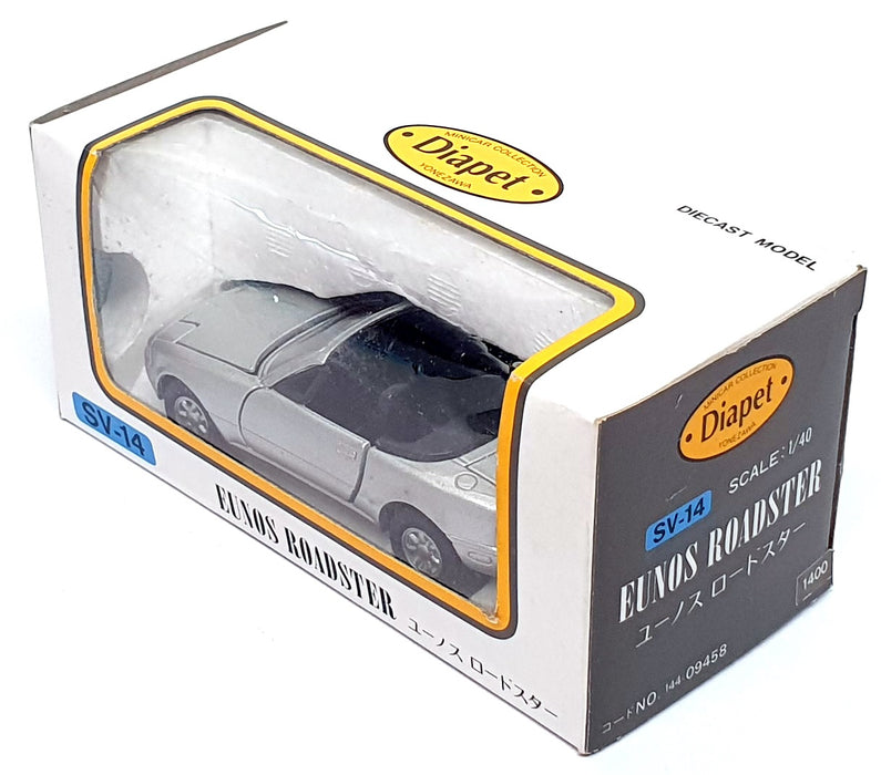 Diapet 1/40 Scale Diecast SV-14 - Mazda MX-5 Eunos Roadster - Silver