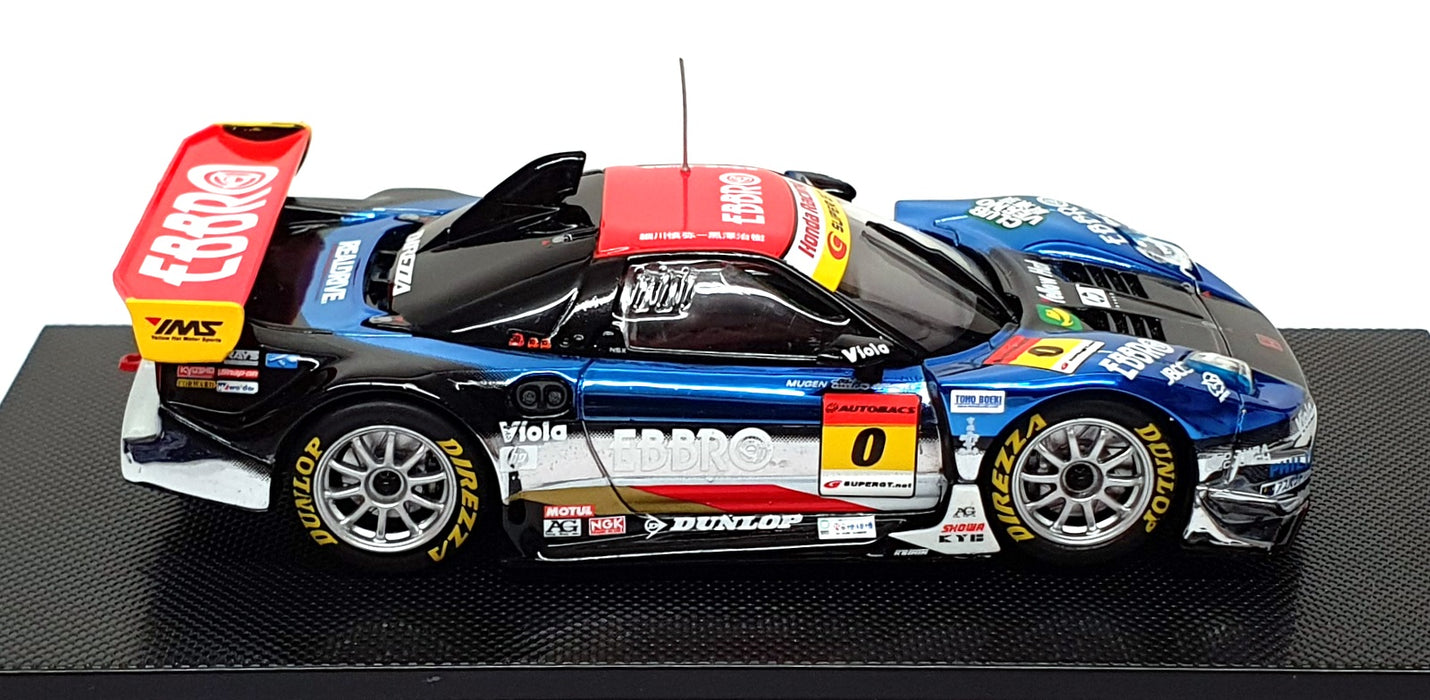 Ebbro 1/43 Scale 700 - Honda Ebbro M-TEC NSX Super GT #0 - Blue
