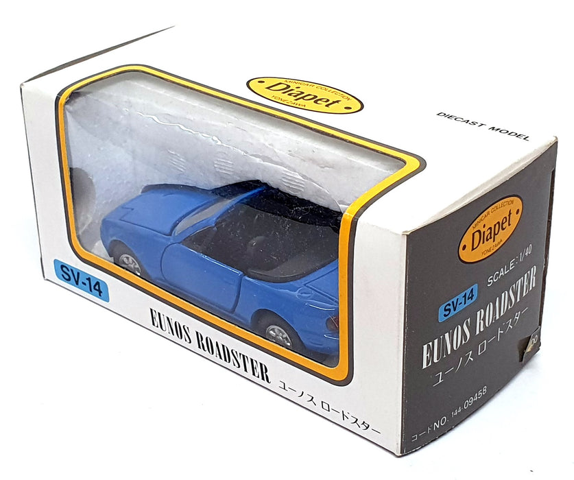 Diapet 1/40 Scale Diecast SV-14 - Mazda MX-5 Eunos Roadster - Blue