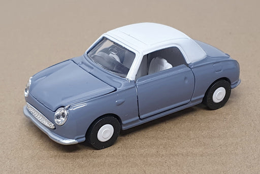 Diapet 1/40 Scale Diecast SV-28 - Nissan Figaro - Grey/White
