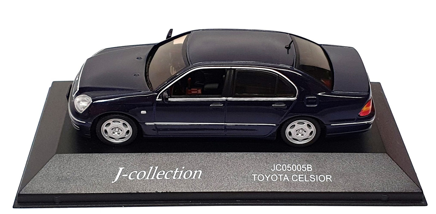 J Collection 1/43 Scale Diecast JC05005B - Toyota Celsior - Dk. Blue