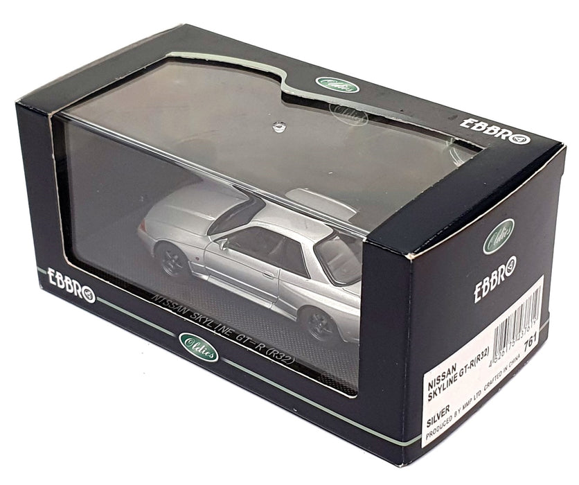 Ebbro 1/43 Scale Diecast 761 - Nissan Skyline GT-R (R32) - Silver