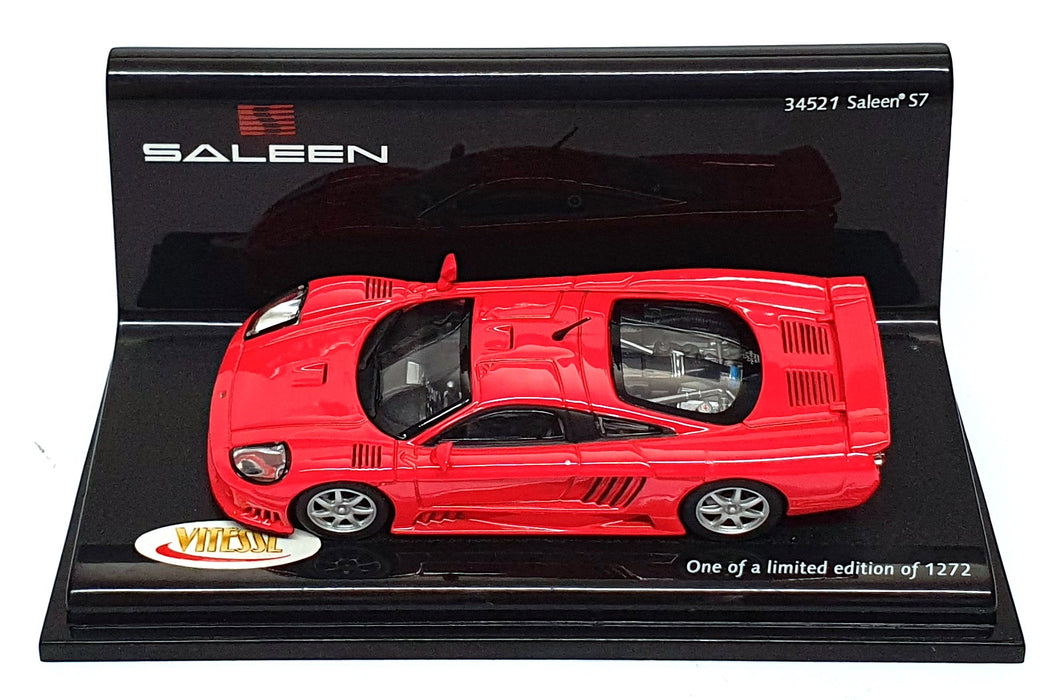 Vitesse 1/43 Scale Diecast 34521 - Saleen S7 Bright Signature - Red