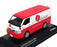 J Collection 1/43 Scale Diecast JC36002JC - Toyota Hi-Ace Van - Red/White