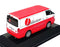 J Collection 1/43 Scale Diecast JC36002JC - Toyota Hi-Ace Van - Red/White