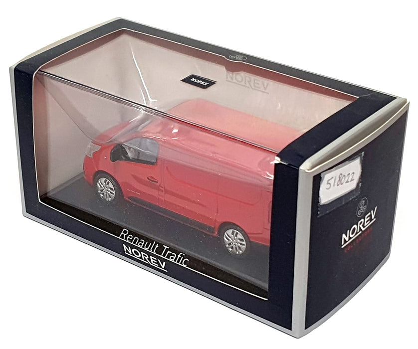 Norev 1/43 Scale Diecast 518022 - 2014 Renault Trafic Van - Red