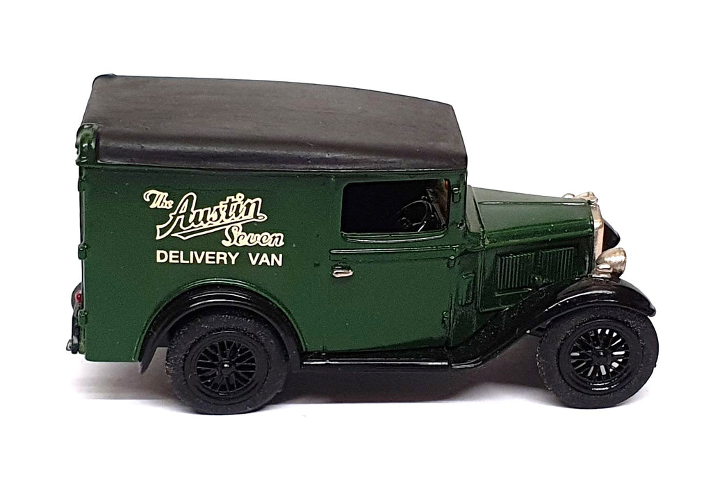 K&R Replicas 1/43 Scale Built Kit AS3360 Austin Seven Delivery Van - Green/Black