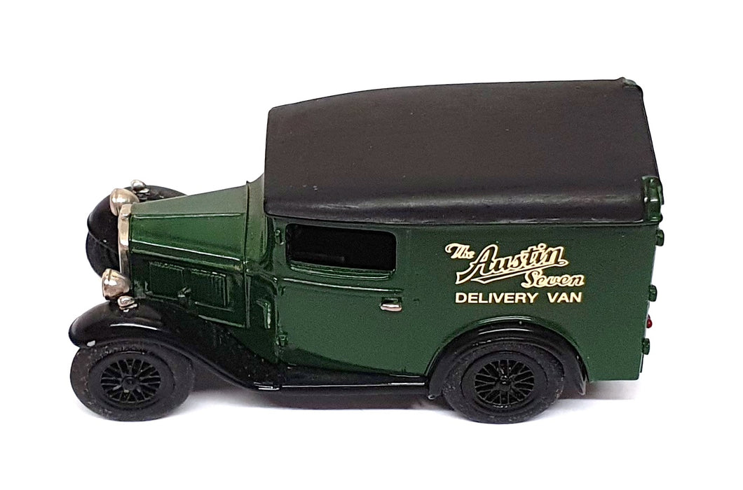 K&R Replicas 1/43 Scale Built Kit AS3360 Austin Seven Delivery Van - Green/Black