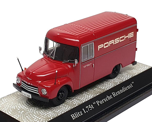 Premium ClassiXXs 1/43 Scale 11601 Opel Blitz 1.75t Van Porsche Racing Deep Red