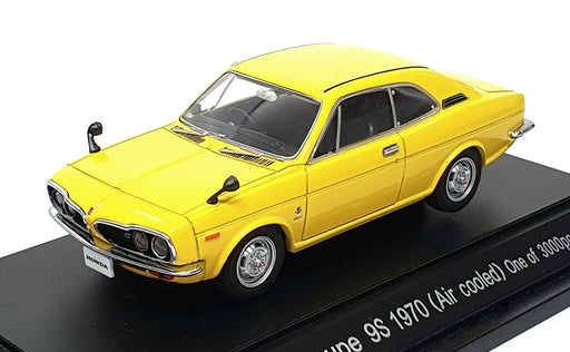 Ebbro 1/43 Scale 415 - 1970 Honda Coupe 9S (Air Cooled) - Yellow