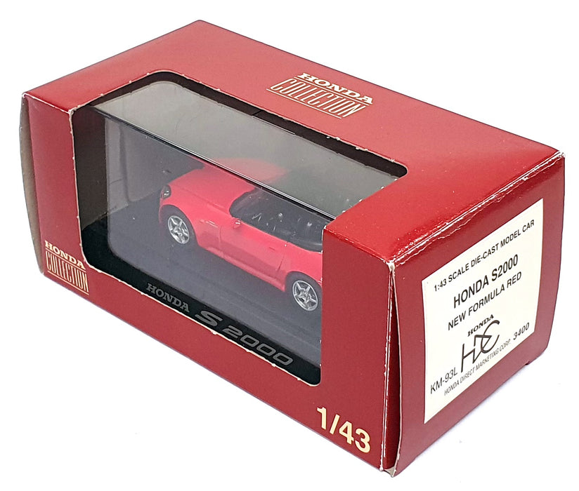 MMP 1/43 Scale Diecast KM-93L - Honda S2000 - New Formula Red