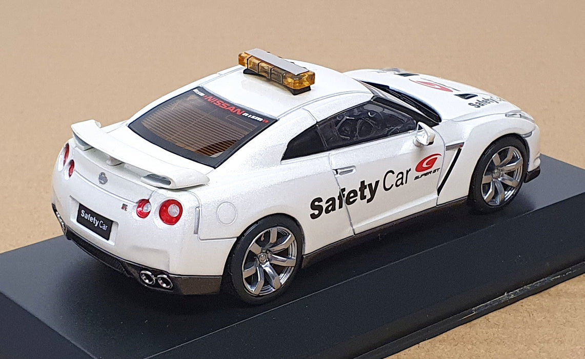 Kyosho 1/43 Scale KY35N - Nissan GT-R (R35) Super GT Safety Car - Pearl White