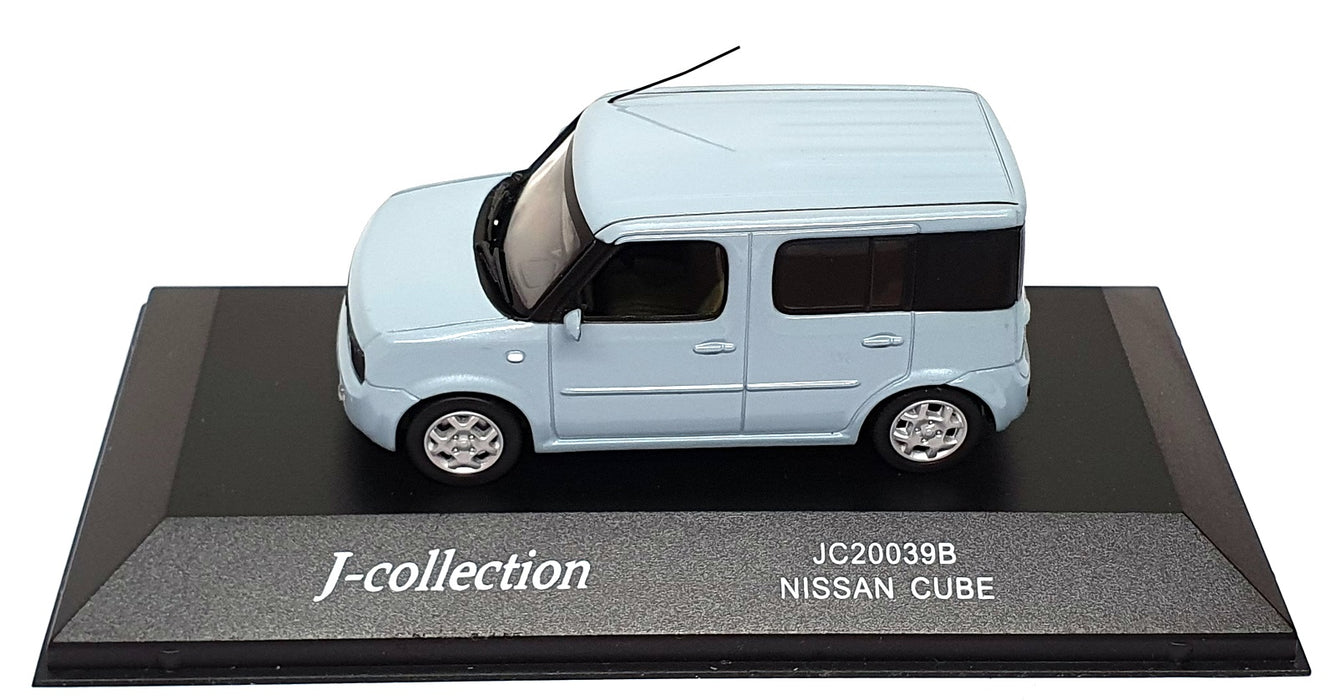 J Collection 1/43 Scale Diecast JC20039B - Nissan Cube - Air Blue