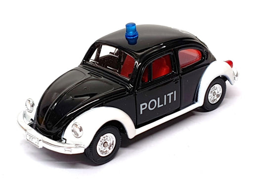 Tomica Dandy 1/43 Scale F21 - Volkswagen Police Car Politi - Black/White