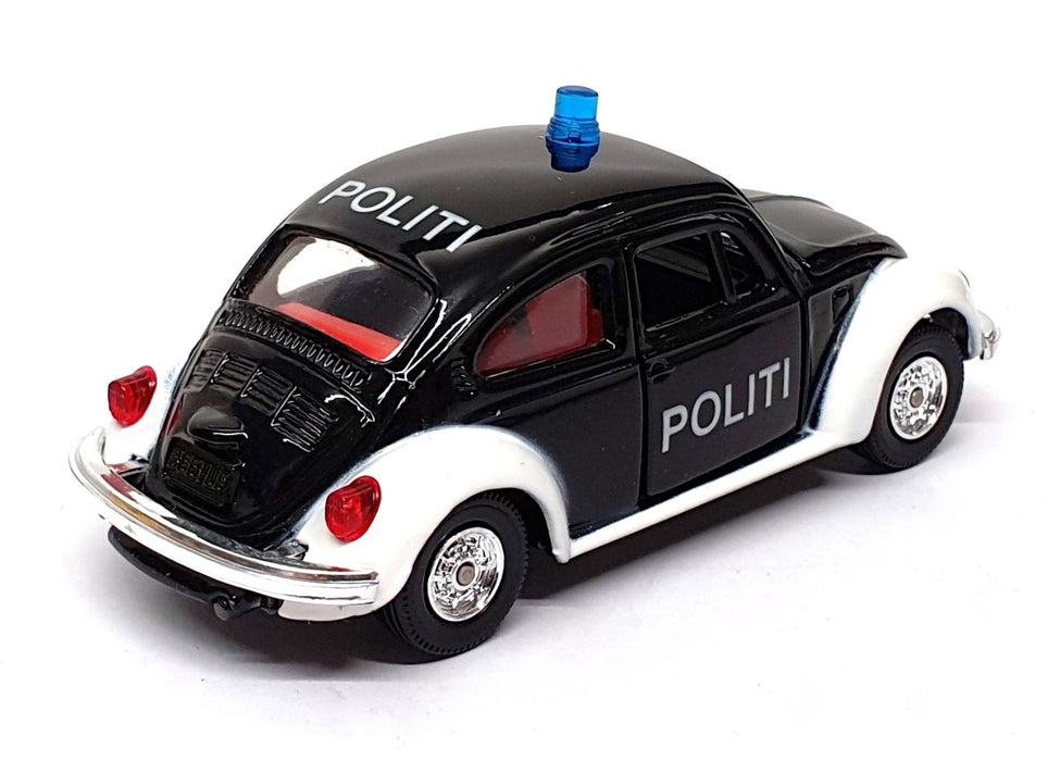 Tomica Dandy 1/43 Scale F21 - Volkswagen Police Car Politi - Black/White