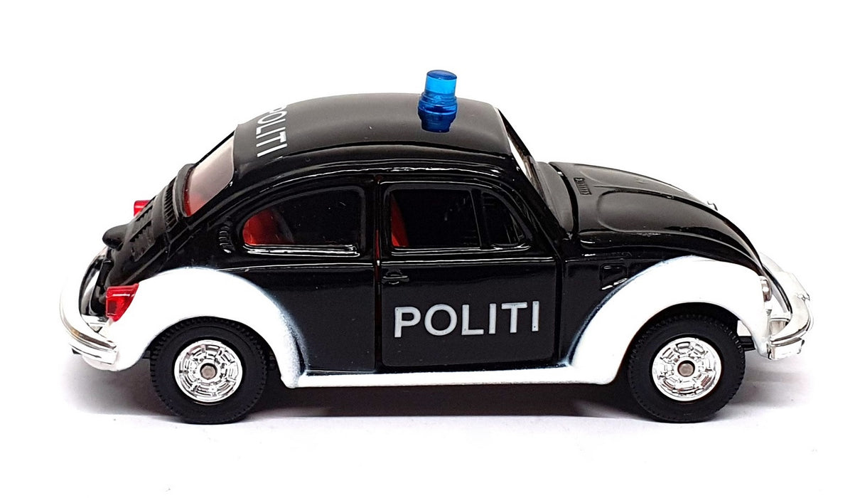 Tomica Dandy 1/43 Scale F21 - Volkswagen Police Car Politi - Black/White