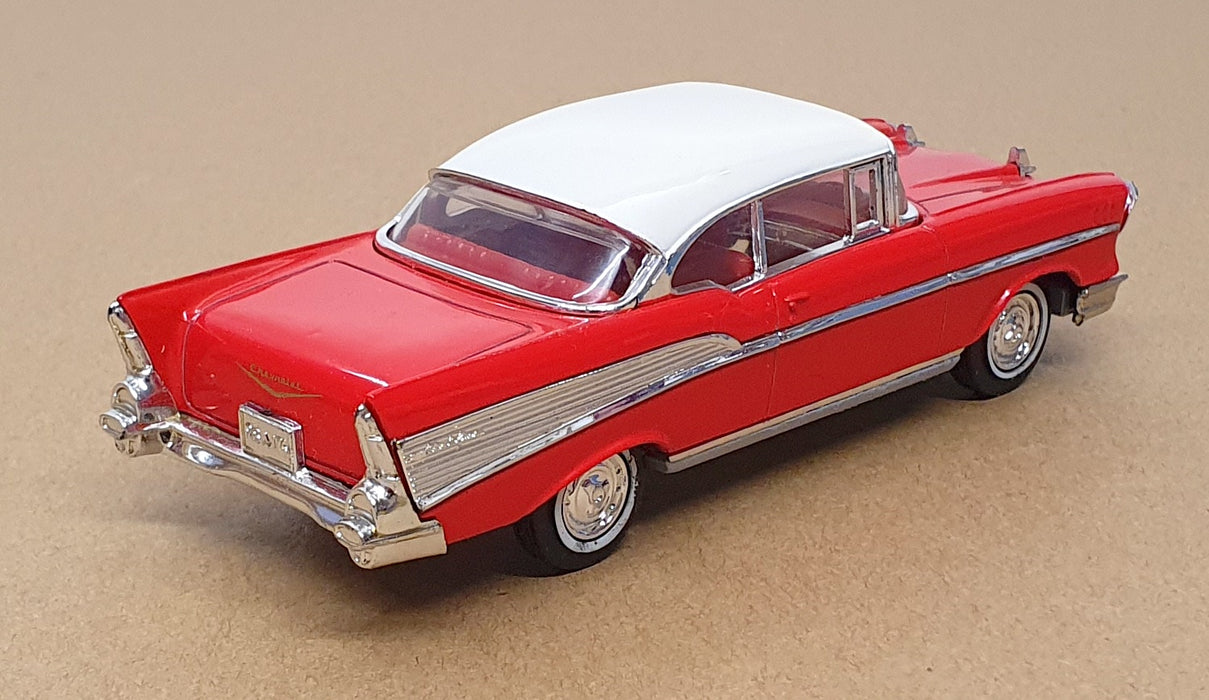 Matchbox Dinky 1/43 Scale Diecast DY-2 - 1957 Chevrolet Bel Air - Red/White