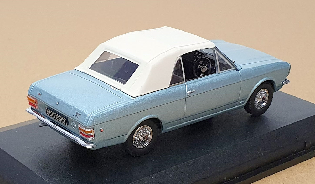 Oxford Diecast 1/43 Scale 43CCC001A - Ford Cortina Mk2 Crayford Conv. Blue Mink