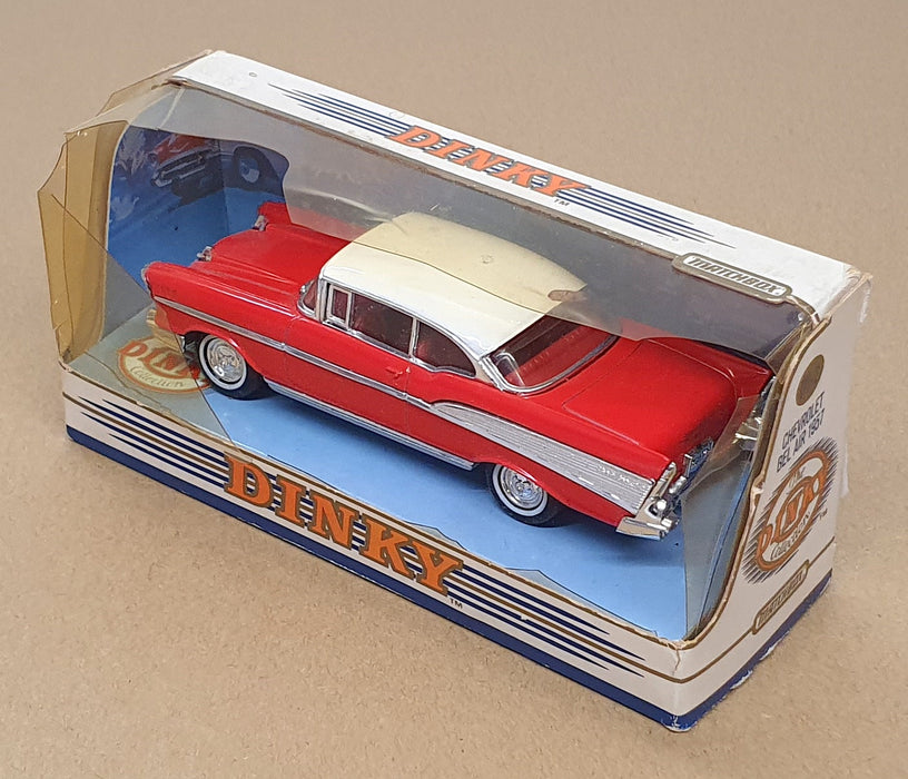 Matchbox Dinky 1/43 Scale Diecast DY-2 - 1957 Chevrolet Bel Air - Red/White