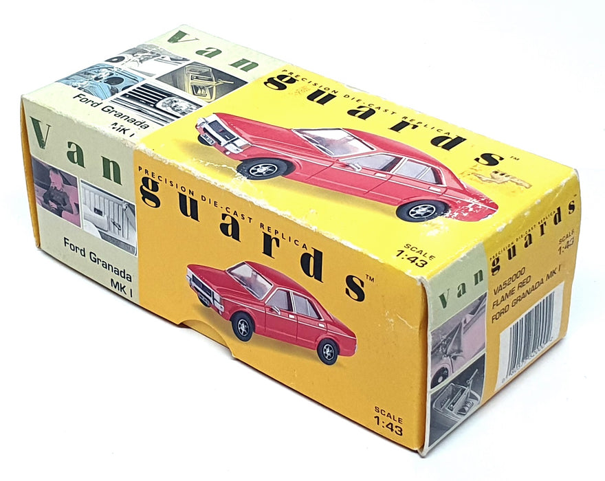 Vanguards 1/43 Scale Diecast VA52000 - Ford Granada Mk1 - Flame Red