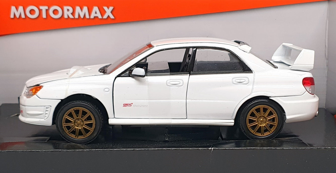Motor Max 1/24 Scale Diecast 73330 - Subaru Impreza WRX STi - White