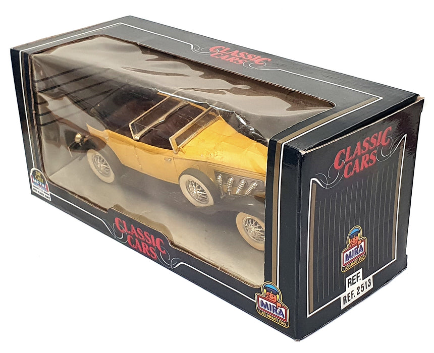 Mira 1/24 Scale Diecast 2513 - 1934 Duesenberg Model J - Yellow