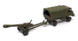 Solido 1/50 Scale Diecast 235 - Simca Unic S.U.M.B. 4x4 & 105mm Gun - Green