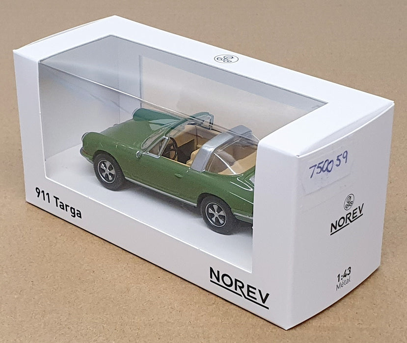 Norev 1/43 Scale Diecast 750059 - Porsche 911 Targa - Green