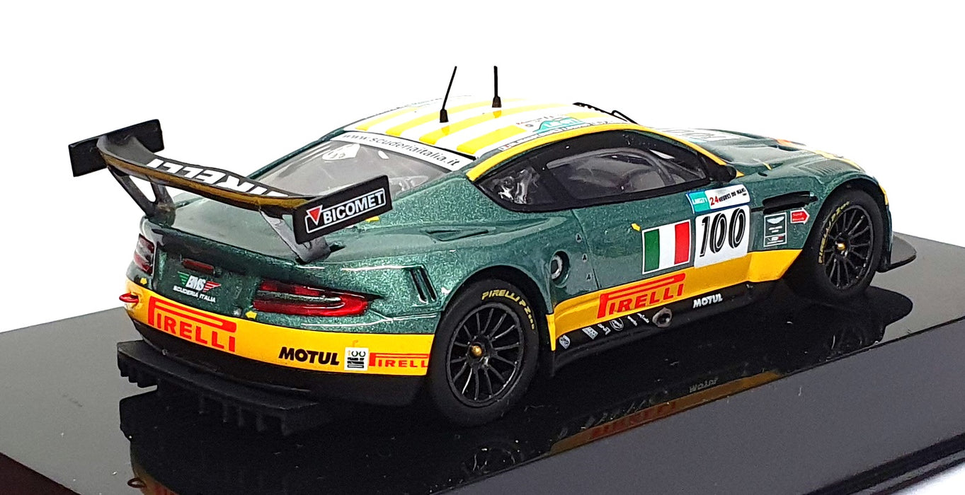 Ixo 1/43 Scale LMM121 - Aston Martin DBR9 #100 Babini/Davies/Malucelli - Green