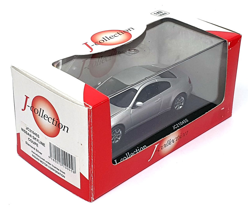 J Collection 1/43 Scale JC21045S - Nissan Skyline Coupe - Diamond Silver