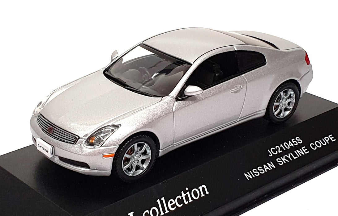 J Collection 1/43 Scale JC21045S - Nissan Skyline Coupe - Diamond Silver