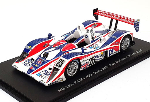 Spark 1/43 Scale S0246 - MG Lola EX264 AER Ray Mallock #25 Le Mans 2007