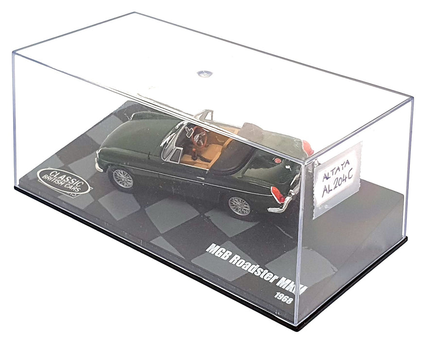 Altaya 1/43 Scale Diecast AL204C - 1968 MG MGB Roadster MKII - Green