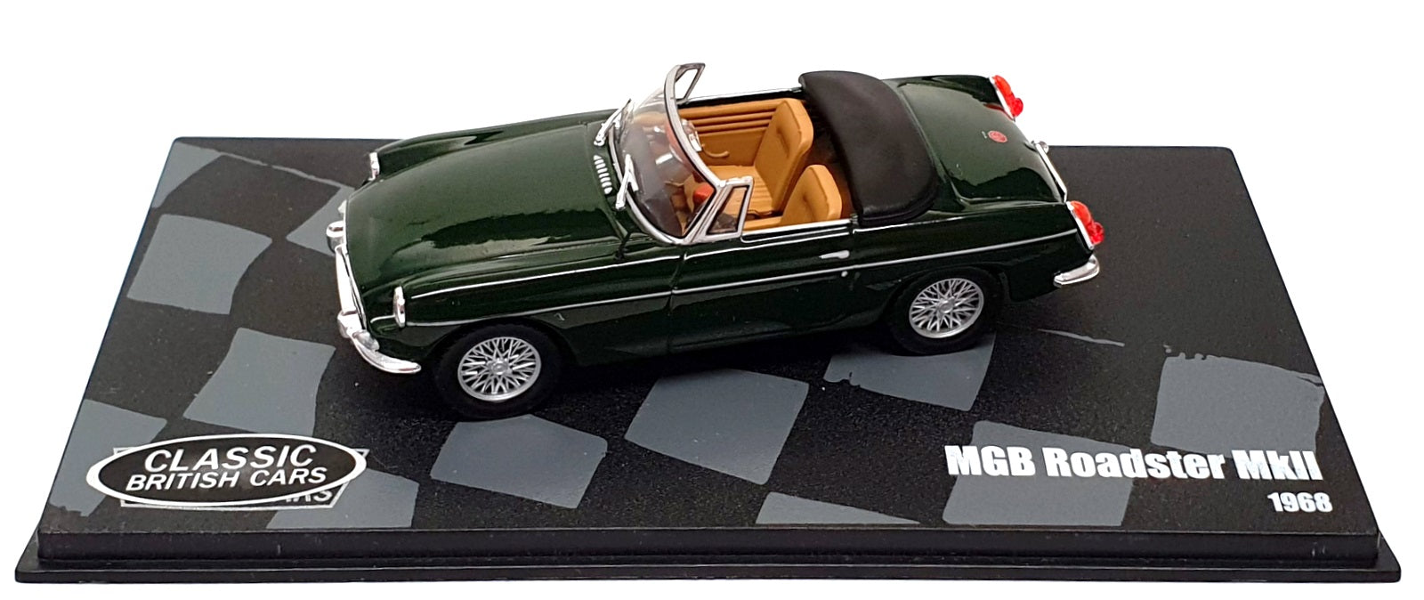 Altaya 1/43 Scale Diecast AL204C - 1968 MG MGB Roadster MKII - Green